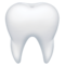 Tooth emoji on Facebook